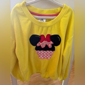 Disney Minnie Mouse Cupcake Swim Suit Cover Up Towel Like Fabric for Girls 5/6